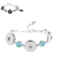 Farbe: Silber Kette Armband Noosa Taste Kristall Armband