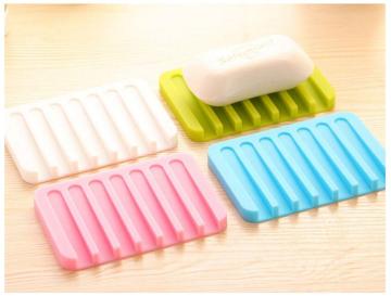Thick Soft Silicone Soap Dishes For Bathroom
