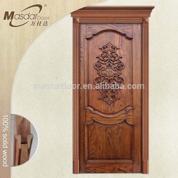 Simple teak wood front door designs in Moroccan