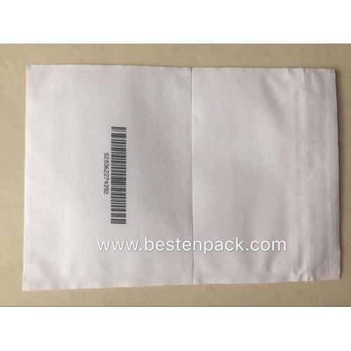 Bar Code Packing List Envelope With Zipper