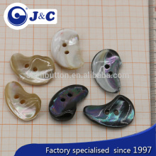 ox horn shape buttons,white pearl lip sea shell,black MOP,mother of shell blank