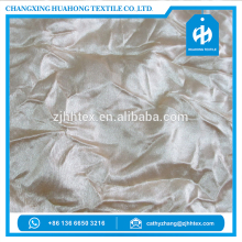 Sun block knitting curtain fabric malaysia with crushed quality