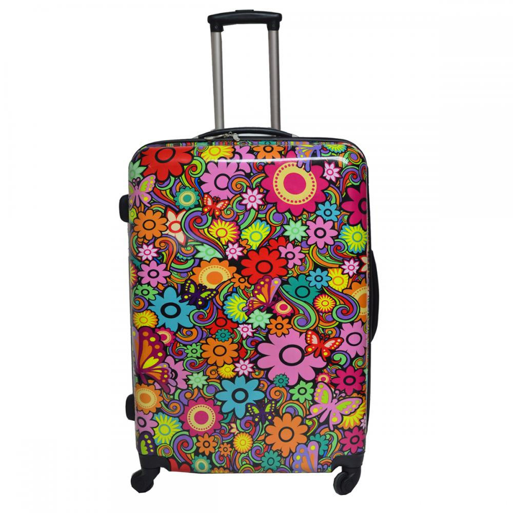 Flower Printing Luggage