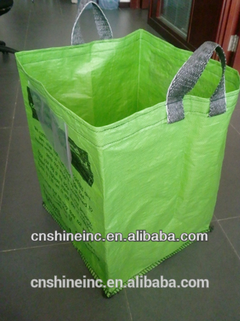 green garden waste bag