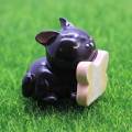 50mm Pig Resin Craft and Arts Dog Figurines Sleeping Pig Cabochon for Home Office Decorations