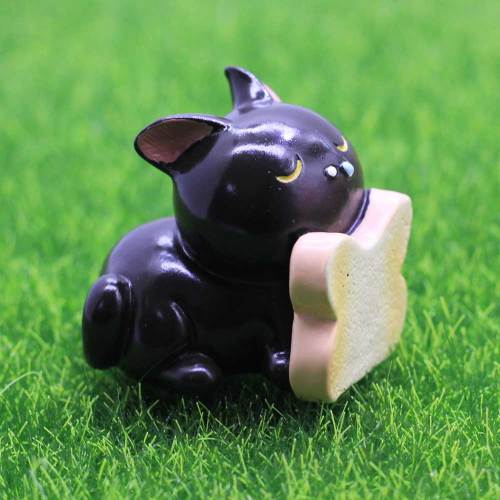 50mm Pig Résine Artisanat et Arts Dog Figurines Sleeping Pig Cabochon pour les décorations de bureau à domicile