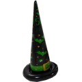 Chapéu inflável de PVC para crianças brincos de Halloween com argola