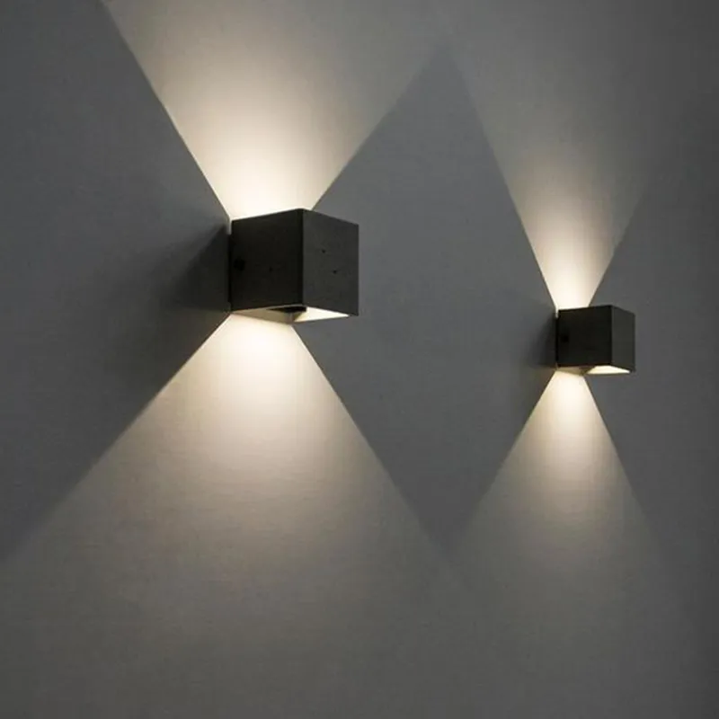 Modern Nordic 6W Waterproof LED Outdoor Wall Light