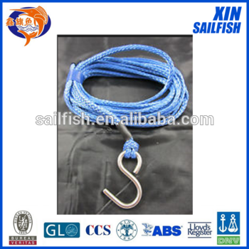 Best quality blue color thin ropes UHMWPE ropes made in Shanghai