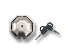 Chromed Hasp Van Door Lock for Rear and Side Doors