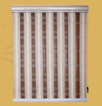 Vertical day and night blinds
