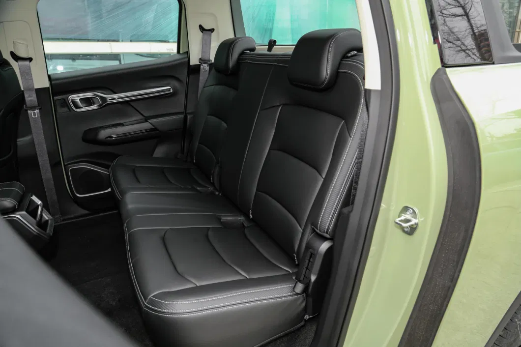 The New First Electric Pickup Radar Dr6 Four Door Five Seat Roof Luggage Rack Electric Pickup Truck