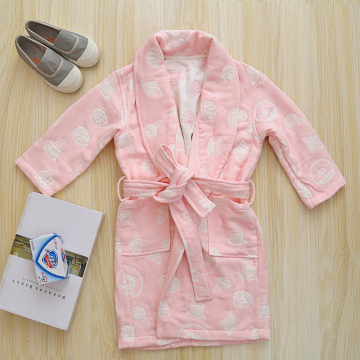 Cotton Toddler Bathrobe House Pink Robe Bathroom Robe