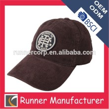 corduroy winter hat baseball cap