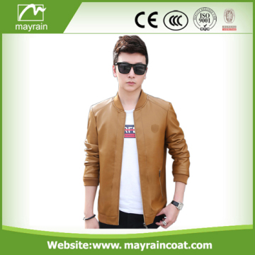 New Fashion Cheap Men PU Leather Jacket