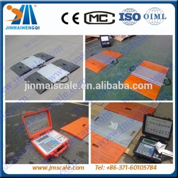 high accuracy portable axle vehicle weighing scale