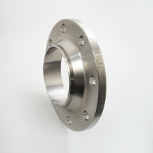 Large diameter flange with neck