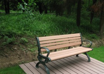 Outdoor WPC Patio Bench