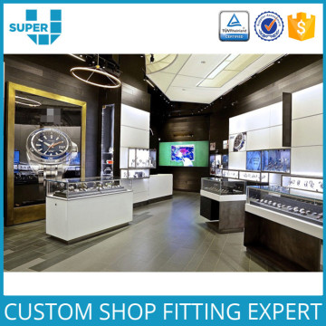 Custom Fashion Super Quality Wooden Watch Store Display