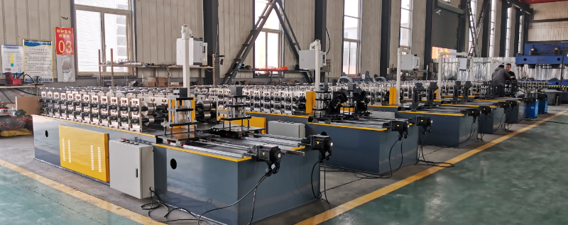 C & U channel steel stud truss making production line light gauge steel roll forming machine