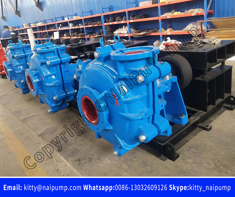 High Chrome Cantilever 8/6E Slurry Pump with 90kw Motor