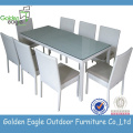 Jualan panas UV-tahan White Outdoor Furniture