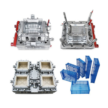 Plastic Vegetable Crate Injection Mold - New Design Turnover Box Mold