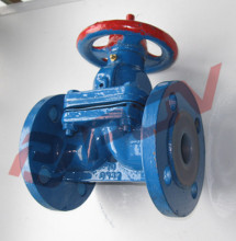 Aluminum alloy fluorine lined diaphram regulating valve with solenoid valve