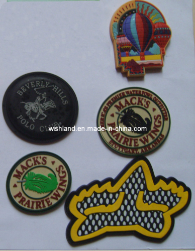 Customized Soft PVC Label for Garments, Shoes