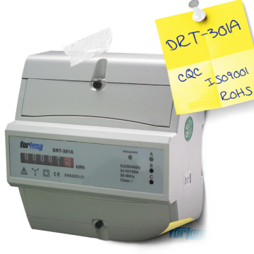 Three phase register display four wire energy meter for electrical components