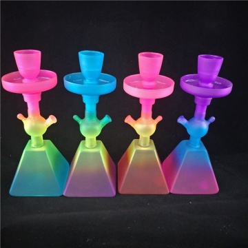 China factory square glass hookah fancy glass hookah handmade glass hookah shisha