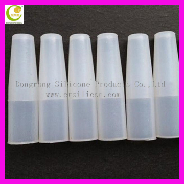 High quality ego ce4 ce5 e cigarette silicone mouthpiece cap cover testing cap with hole for vapor test disposable test tip