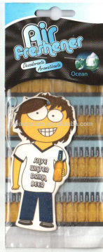 Ocean fragrance car paper air freshener
