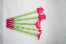 kids long handle plastic garden tools for children