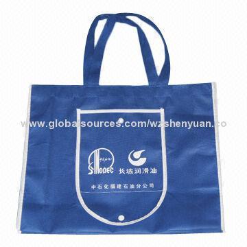 Non-woven fold-able shopping bag