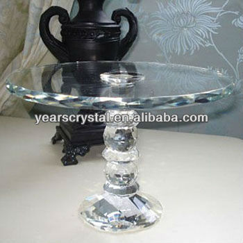 wedding crystal cake stand fruite plate dessert stand