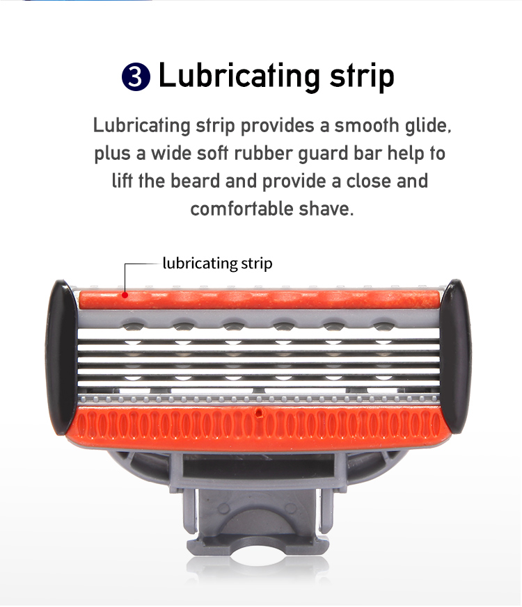 Hurtownia 5 ostrzy wymienne wkłady do maszynki do golenia wkład metalowy uchwyt ostrza maszynki do golenia