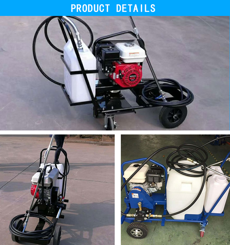 Portable mobile flexible emulsified asphalt spraying machine pavement maintenance matching spreader