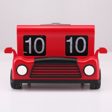 Red Truck Flip Clock for Decor