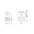 FC SX Welding Adapter with Rectangle Flange