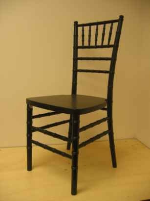 Black Knock Down Chivari Ballroom Chair