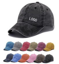 Washed Denim Baseball Cap - Retro Vintage