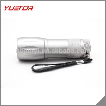 Aluminum Powerful 12 LED Flashlights White Light