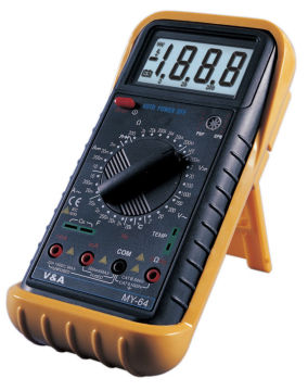 Multimeter digital 1999 counts Auto range digit and analog bar graph MY68 V&A