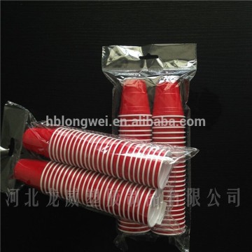 2oz PS red disposable plastic shot cups