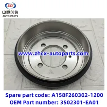 Rear brake drum for changan Lumin