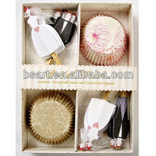 Wedding paper cupcake kit for celebration