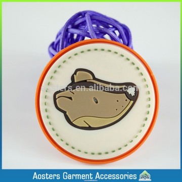 china water proof custom silicone soft pvc rubber labels