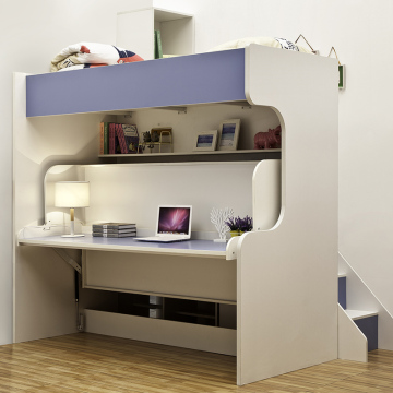 White Bunk Bed For Students' room