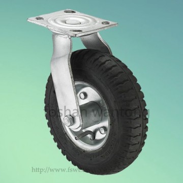 150mm Black Rubber Pneumatic Shock Absorber Air Caster